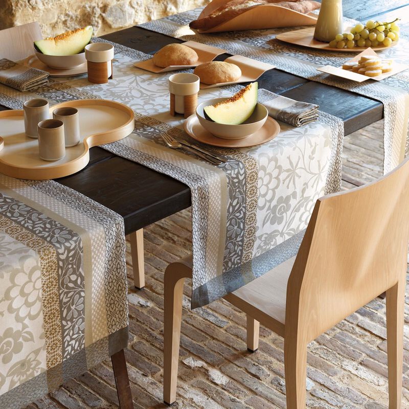 Runner Provence Beige 55x150 100% cotton, , hi-res
