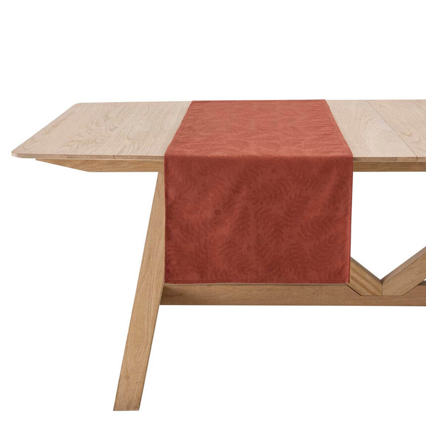 Runner Vegetal mood Red 50x150 100% cotton, , hi-res image number 0