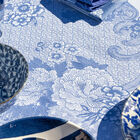 Tablecloth Promenade Imp&eacute;riale Blue 120x120 100% cotton, , hi-res image number 5