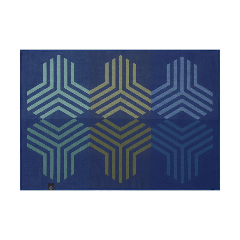 Placemat Kaléidoscope Fusion blue 50x36 100% cotton, , hi-res image number 1