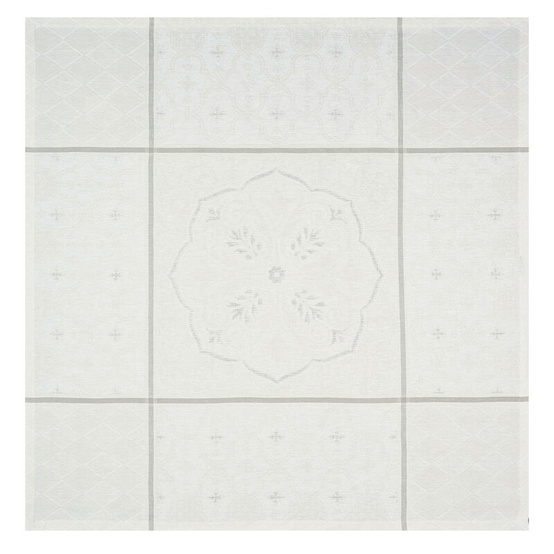 Tablecloth Armoiries Off White 175x175 100% linen, , hi-res image number 2