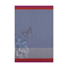 Hand towel Jardin des papillons Blue 54x38 100% cotton, , hi-res image number 0
