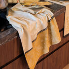 Tea towel Féerie Yellow 60x80 100% cotton, , hi-res image number 1