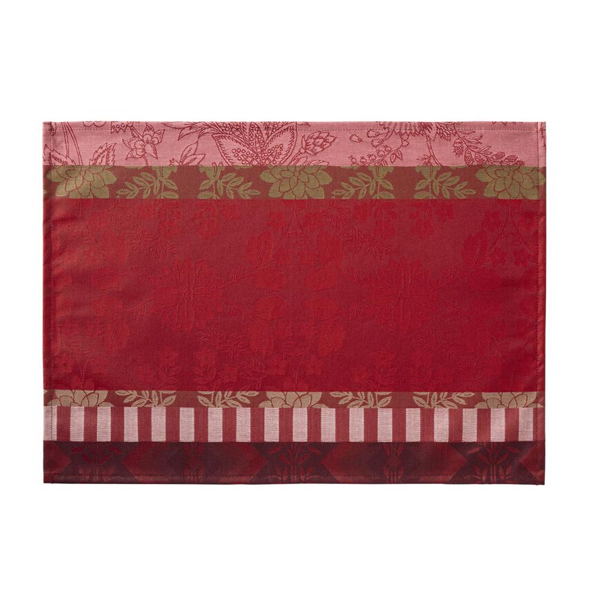 Coated placemat Gipsy Red 50x36 100% cotton, , hi-res image number 0