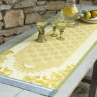 Runner Jardin d'orient Yellow 50x150 100% linen, , hi-res image number 0