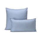 Cushion cover Portofino Géo Blue 50x30 100% linen, , hi-res image number 0