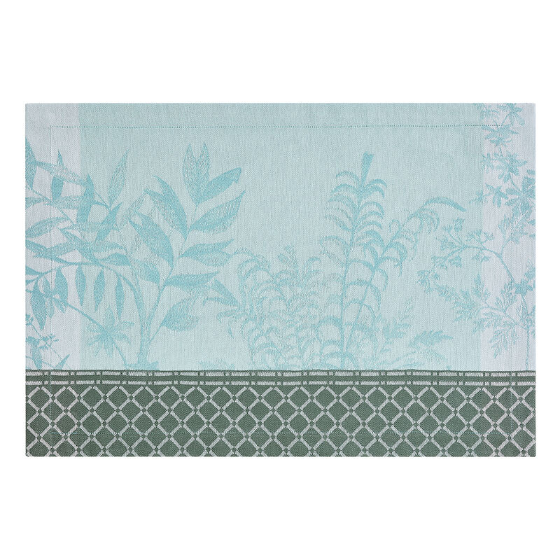 Placemat Jardin d'Eden Blue 50x36 100% cotton, , hi-res image number 1