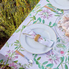 Tablecloth Pois de senteur Pink 150x150 50% cotton - 50 % linen, , hi-res image number 3