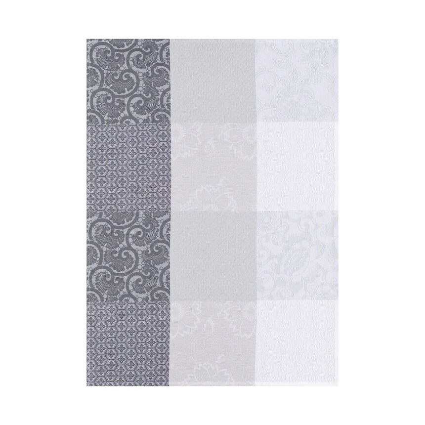Tea towel Fleurs de Kyoto Mist 60x80 100% cotton, , hi-res image number 0
