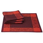 Napkin Ottomane Burgundy 58x58 100% linen, , hi-res image number 1