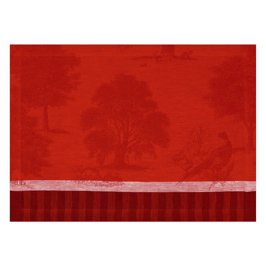 Placemat Souveraine  Red 50x36 100% linen, , hi-res image number 0