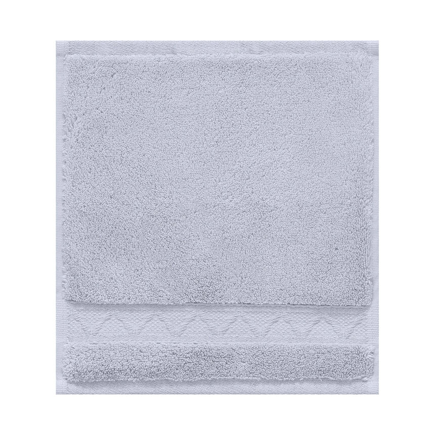 Washcloth Caresse Cloud grey 30x30 100% cotton, , hi-res image number 0