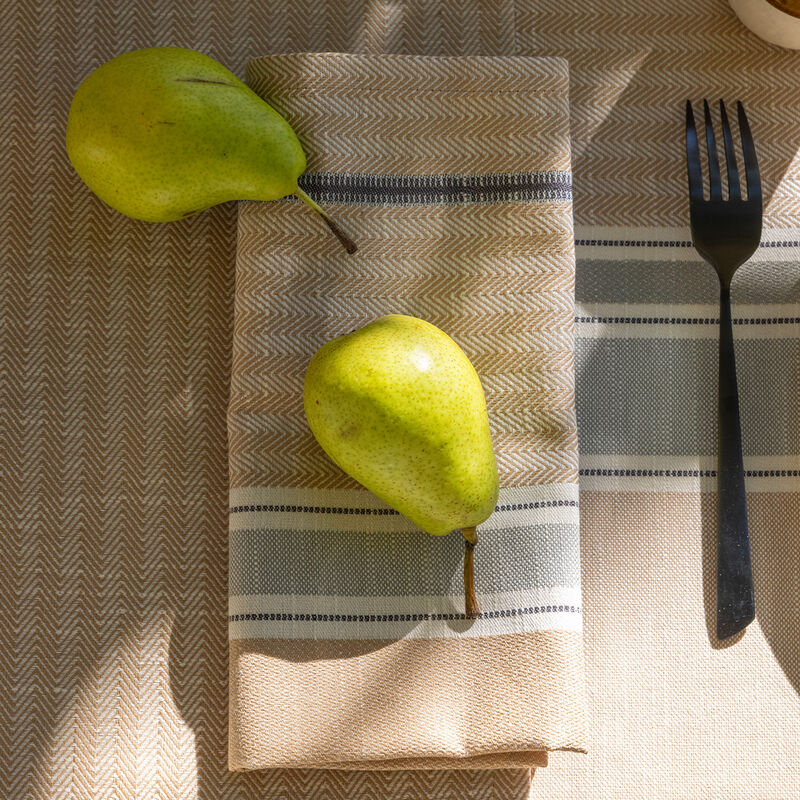 Napkin Dune Beige 50x50 92% cotton - 8 % linen, , hi-res image number 4