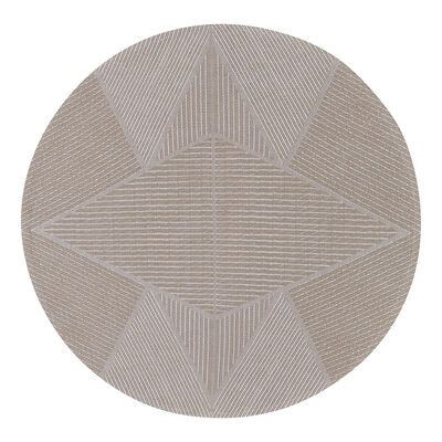 Placemat Club Etoile Beige &Oslash;42 89% cotton / 11% linen