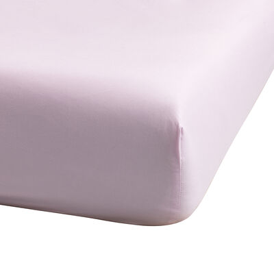 Fitted sheet Pois de senteur Cotton,  Fitted sheet Pois de senteur Cotton
