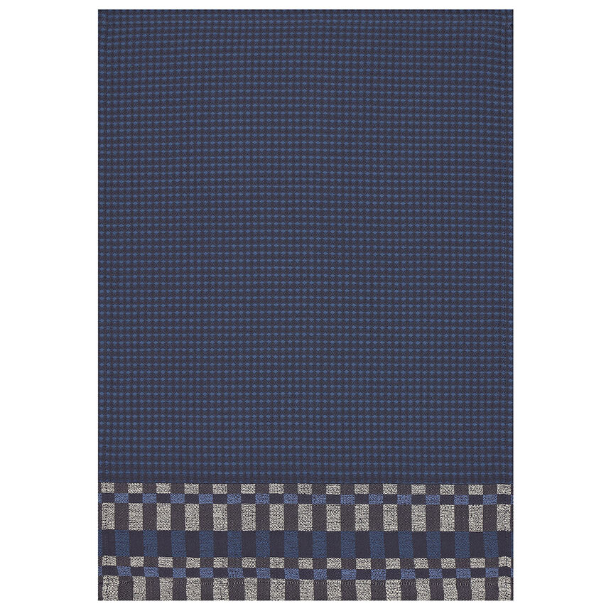 Hand towel Origin Rythme Blue 54x38 100% cotton, , hi-res image number 1