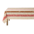 Coated tablecloth Bal des papillons Coated Pink 175x320 100% cotton, , hi-res image number 3