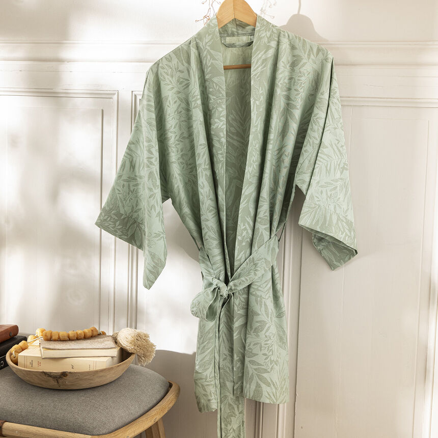 Kimono Charmilles Green S/M 100% cotton, , hi-res