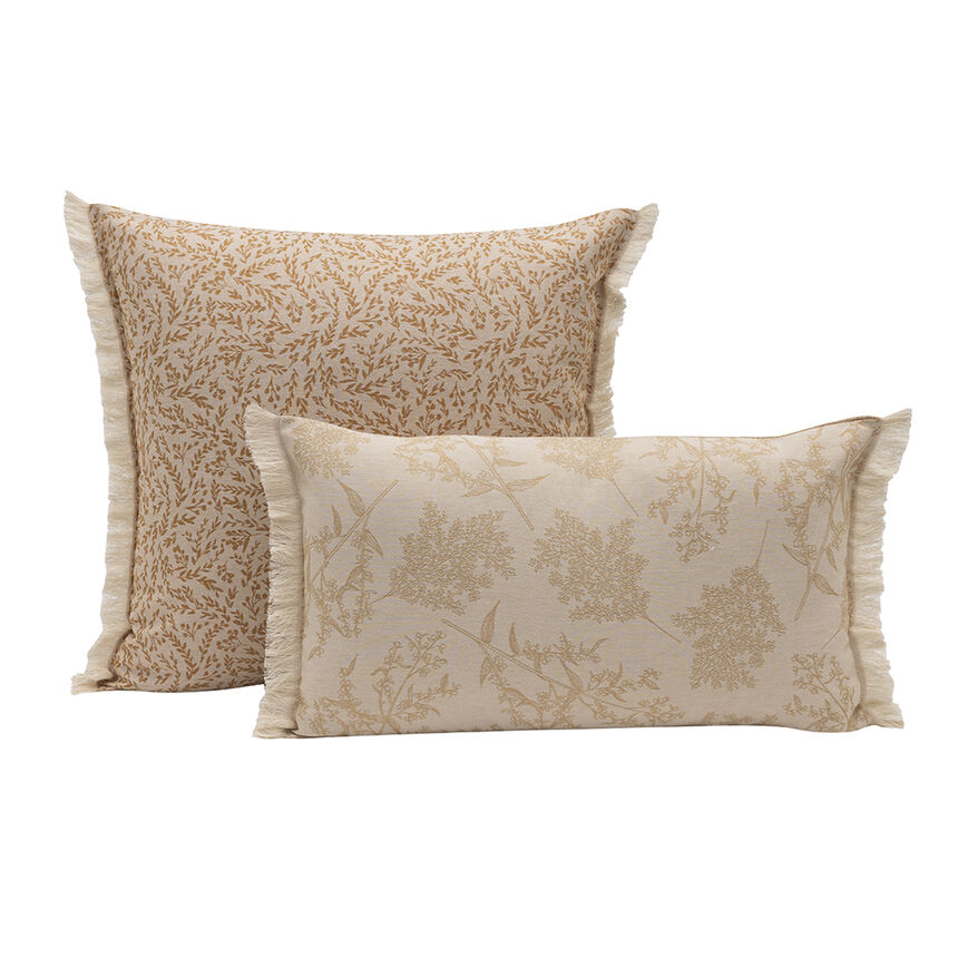 Cushion cover Champ&ecirc;tre Beige 50x50 100% cotton, , hi-res image number 1