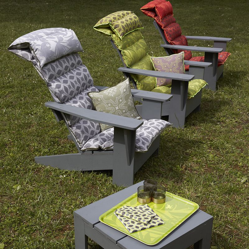 Sun lounger cushion Bahia Green 60x190 Acrylic, , hi-res image number 3