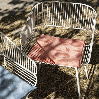 Chair cushion Arrière-pays Pink 40x40 Acrylic,  Chair cushion Arrière-pays Pink 40x40 Acrylic
