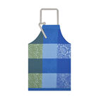 Apron Fleurs de Kyoto Indigo 90x96 100% cotton, , hi-res image number 1