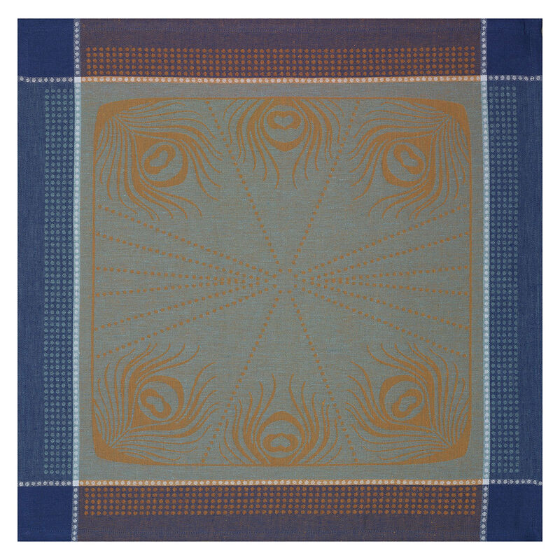 Napkin Cabaret Peacock 58x58 100% linen, , hi-res image number 0