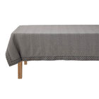 Tablecloth Empreintes Black 150x150 100% cotton, , hi-res image number 2