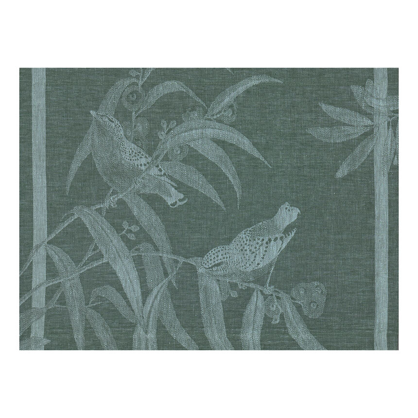 Placemat Voli&egrave;re Green 54x38 100% linen, , hi-res image number 0