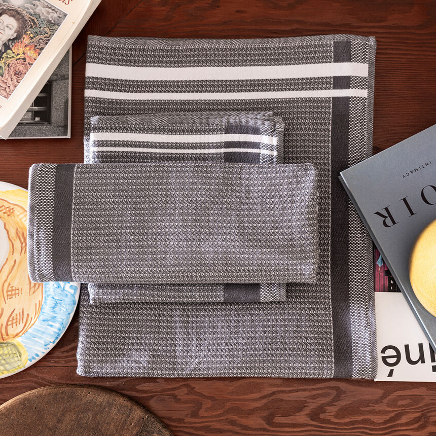 Guest towel Duetto Caviar 30x50 100% cotton, , hi-res image number 2