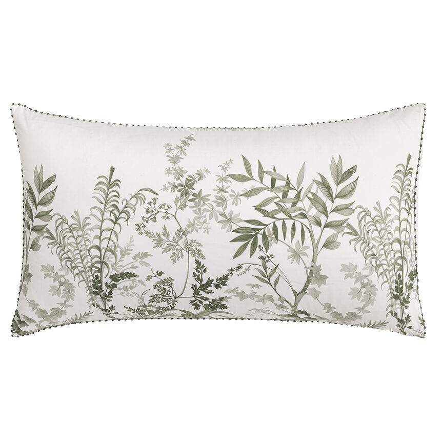 Shams Jardin d'Eden Green 30X41 100% cotton, , hi-res image number 2