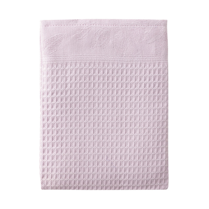 Wash mitt Pois de senteur Pink 15x22 100% cotton, , hi-res image number 0