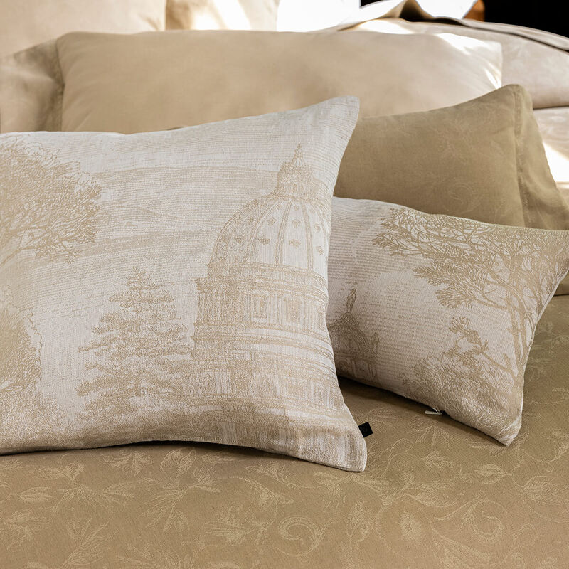 Cushion cover Symphonie Beige 30x50 50% cotton - 50 % linen, , hi-res image number 1