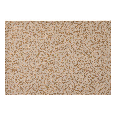 Coated placemat Champêtre Coated Beige 50x36 100% cotton