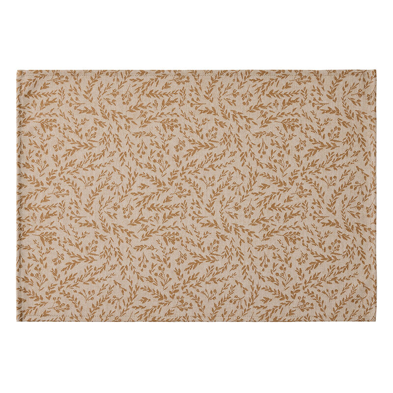 Coated placemat Champêtre Coated Beige 50x36 100% cotton, , hi-res image number 0