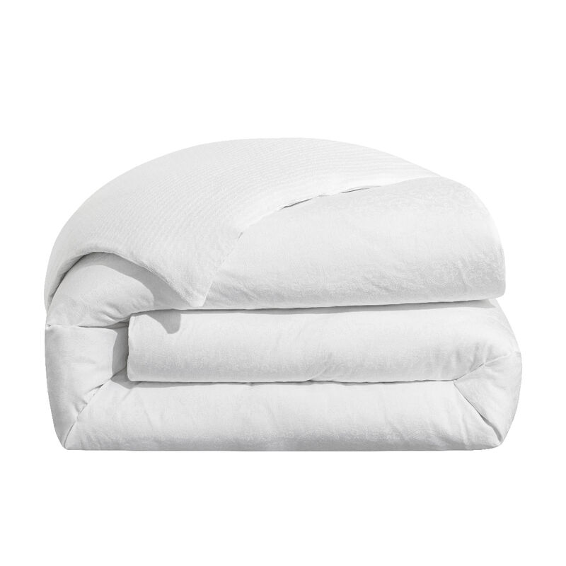 Duvet cover Portofino Withe 135X200 100% cotton, , hi-res