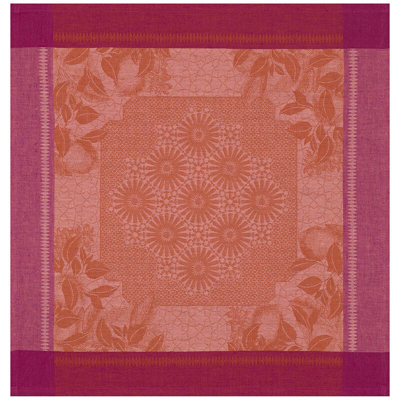 Napkin Jardin d'orient Red 58x58 100% linen, , hi-res image number 0