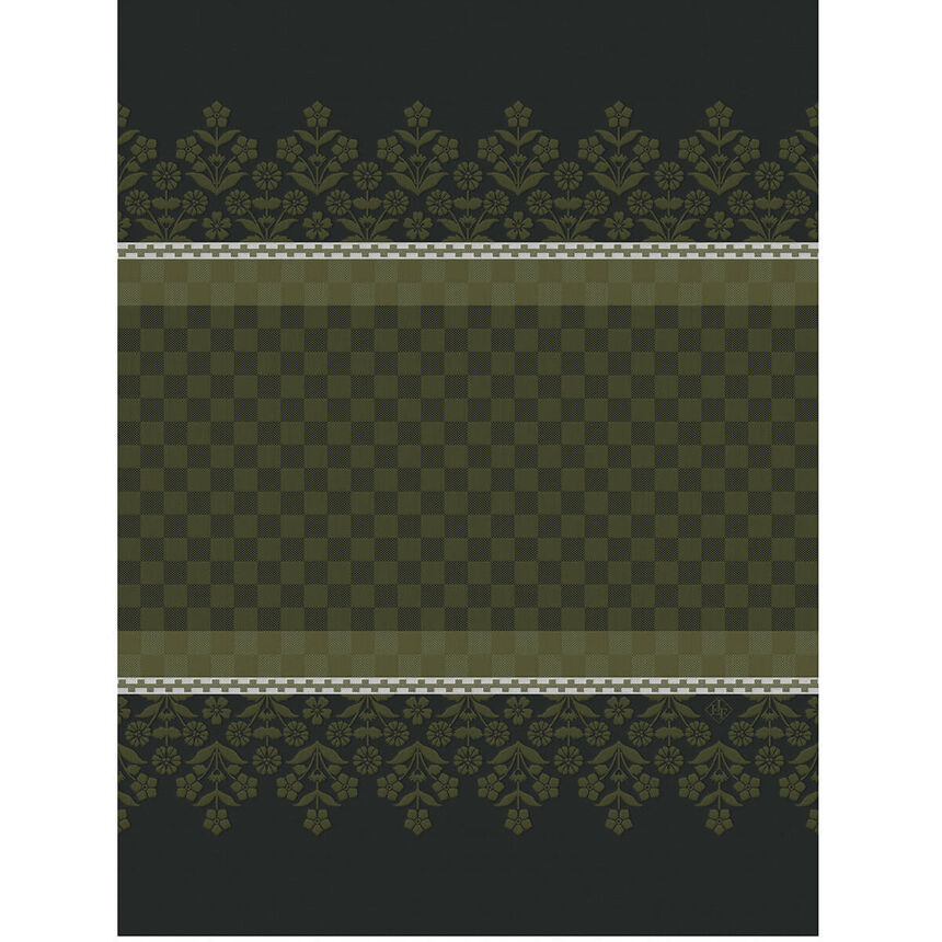 Tea towel Lulu Lucien Green 60x80 100% cotton, , hi-res image number 0