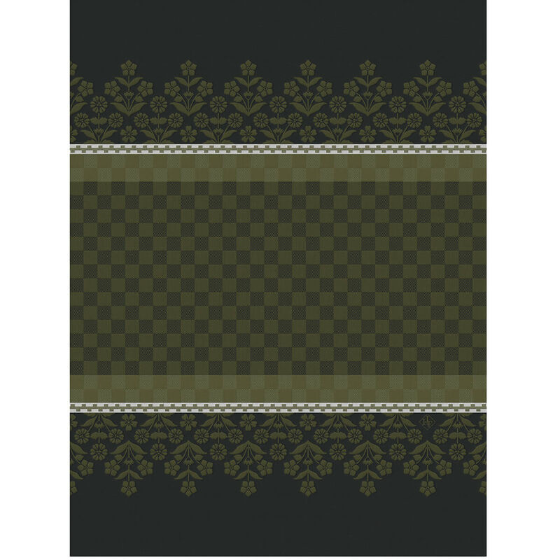 Tea towel Lulu Lucien Green 60x80 100% cotton, , hi-res image number 0