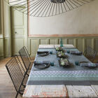 Coated tablecloth Bastide Grey 175x175 100% cotton, , hi-res image number 0