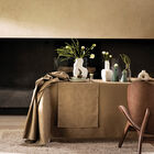 Coated tablecloth Vegetal mood Green 175x175 100% cotton, , hi-res image number 0