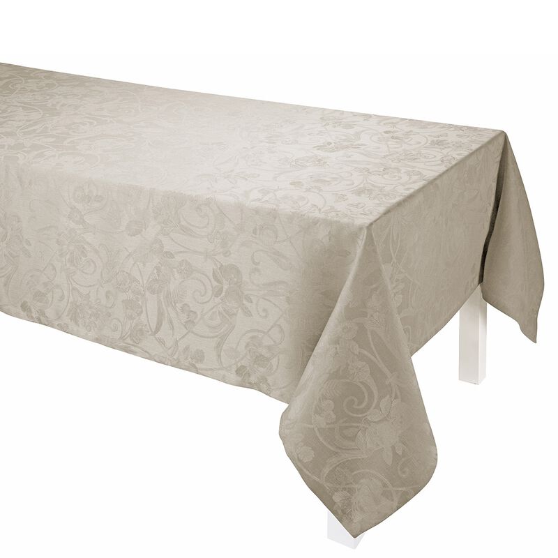 Tablecloth Tivoli Wheat Ø240 100% linen, , hi-res image number 1