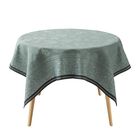 Tablecloth Romance Green 175x175 100% linen, , hi-res image number 3