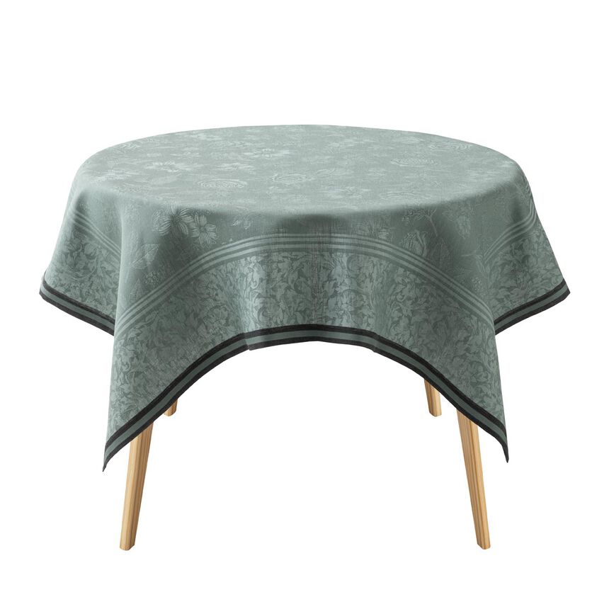 Tablecloth Romance Green 175x175 100% linen, , hi-res image number 3