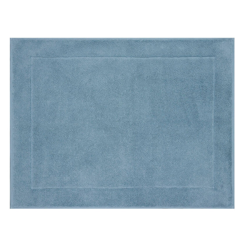 Bath mat Caresse Blue Ice 60x80 100% cotton, , hi-res image number 0