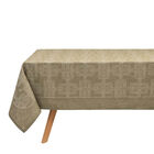 Tablecloth H&ocirc;tel particulier Green 120x120 100% linen, , hi-res image number 1