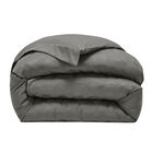 Duvet cover Palacio Dark grey 135X200 100% cotton, , hi-res image number 0