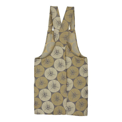 Apron Yukata Beige  100% cotton