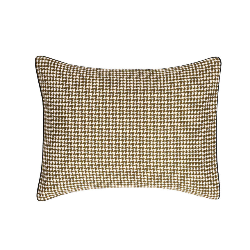 Shams Savile row Pied de poule Beige 30X41 100% cotton, , hi-res image number 1