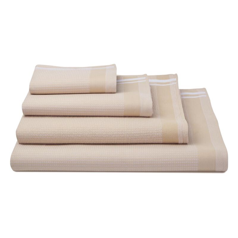 Hand towel Duetto Camel 50x100 100% cotton, , hi-res image number 2